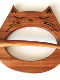 Broszka do szala - kot