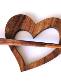 Broszka do szala - serce