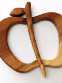 Broszka do szala - jabłko