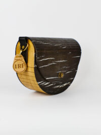 Torebka LAGUZ Czarny Dąb + biała żywica [3723]