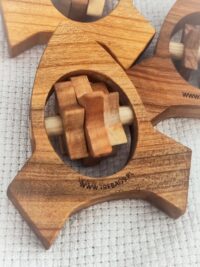 Grzechotka drewniana "Rakieta"