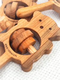 Grzechotka drewniana "Miś"